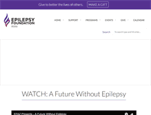 Tablet Screenshot of epilepsyaz.org